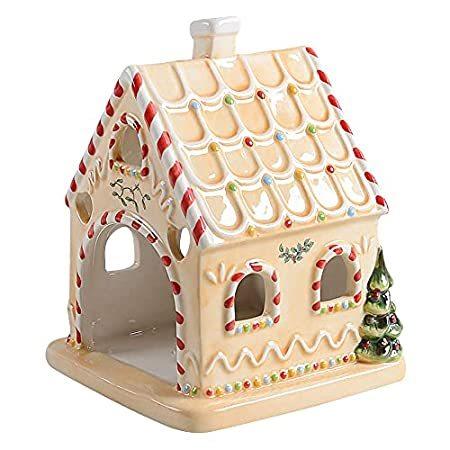 【メーカー包装済】 Light Tea House Gingerbread Tree Christmas 特別価格Spode with Light好評販売中 Tea Candle キャンドル