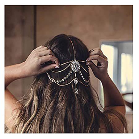 【時間指定不可】 特別価格Fdesigner Festi好評販売中 Jewelry Hair Bride Fashion Crystal Accessories Hair Wedding ヘアバンド