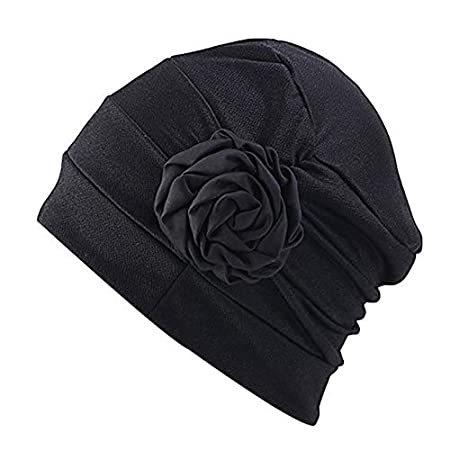 【国内正規品】 Cap Scarf Wrap Head Beanie Flower Turban Chemo 特別価格DuoZan Hair Can好評販売中 for Hat Loss その他帽子