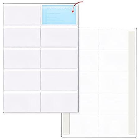 特別価格StoreSMART - Business Card Plastic Organizer with Ten Pockets - Adhesive-Ba好評販売中 名刺入れ