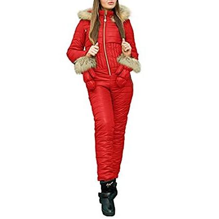 特別価格Women's One Pieces Ski Suit Waterproof Insulated Ski Jacket Pants Set Warm 好評販売中 上下セット