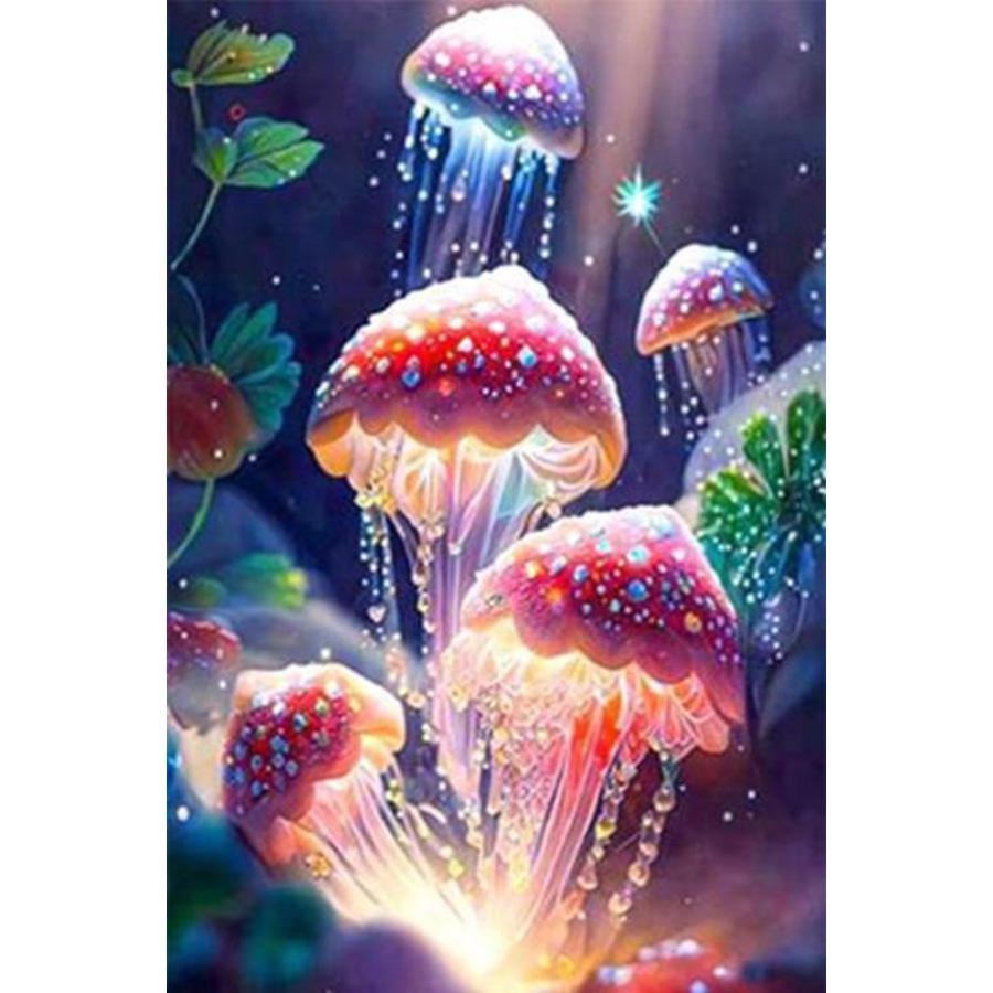 ダイヤモンドアート 四角 2枚セット 幻想城 ファンタジー ホーム