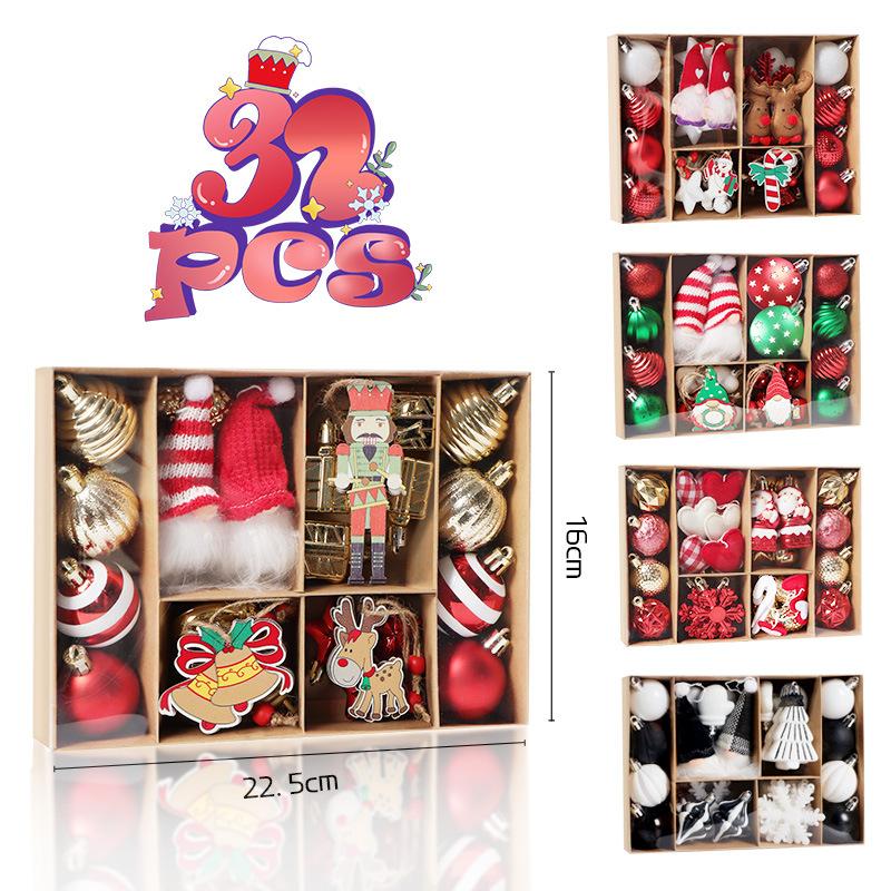 クリスマスツリー 飾り おしゃれ ボール 32ピース クリスマス 装飾