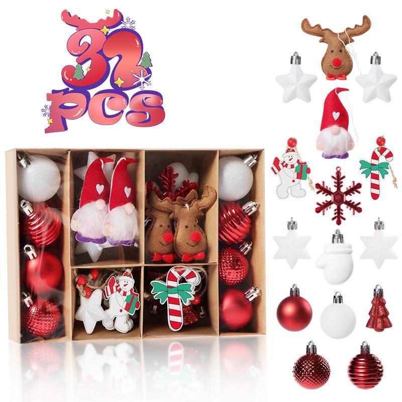 クリスマスツリー 飾り おしゃれ ボール 32ピース クリスマス 装飾