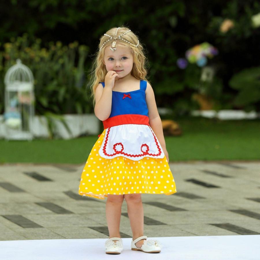 プリンセスドレス 子供用 ドレス キッズ 半袖 ワンピース 白雪姫 コスチューム 女の子 ハロウィン クリスマス プレゼント コットン 素材 ノースリーブ Ms Cs163 Miso A Miso 通販 Yahoo ショッピング