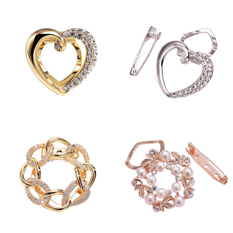 ブローチ レディース 2個セット フォーマル 卒業式 入学式 結婚式 入園式 卒園式 ストールピン ストール留め 母の日 ギフト プレゼント csg033 | 