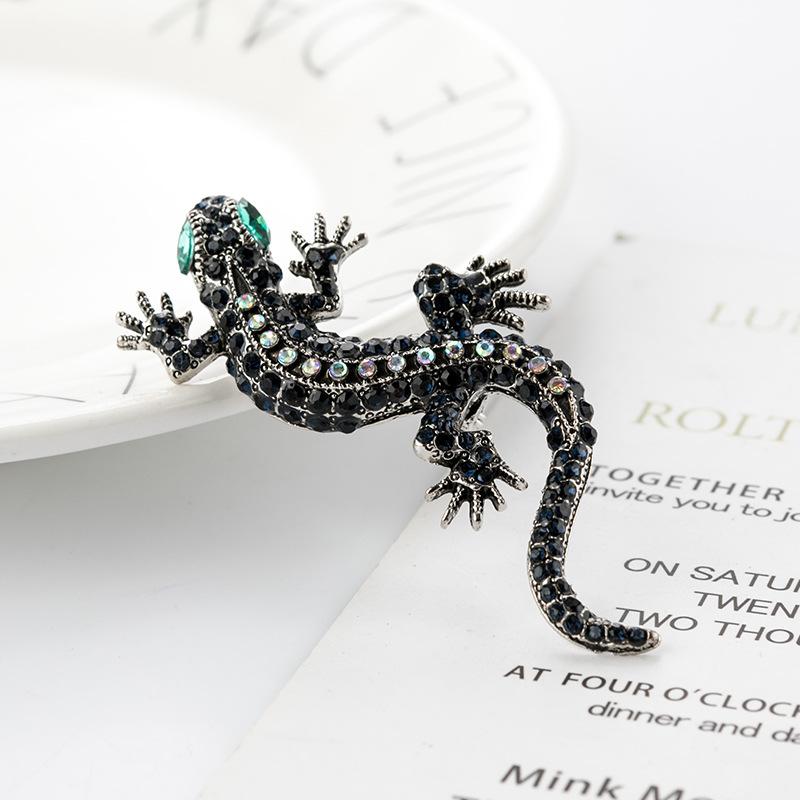 トカゲ ブローチ 個性的 かっこいい おしゃれ メンズ レディース