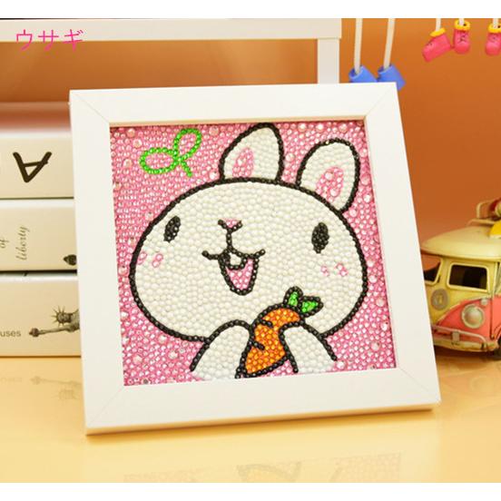 ダイヤモンドアート オーロラビーズ ダイヤモンド刺繍 フレーム付き