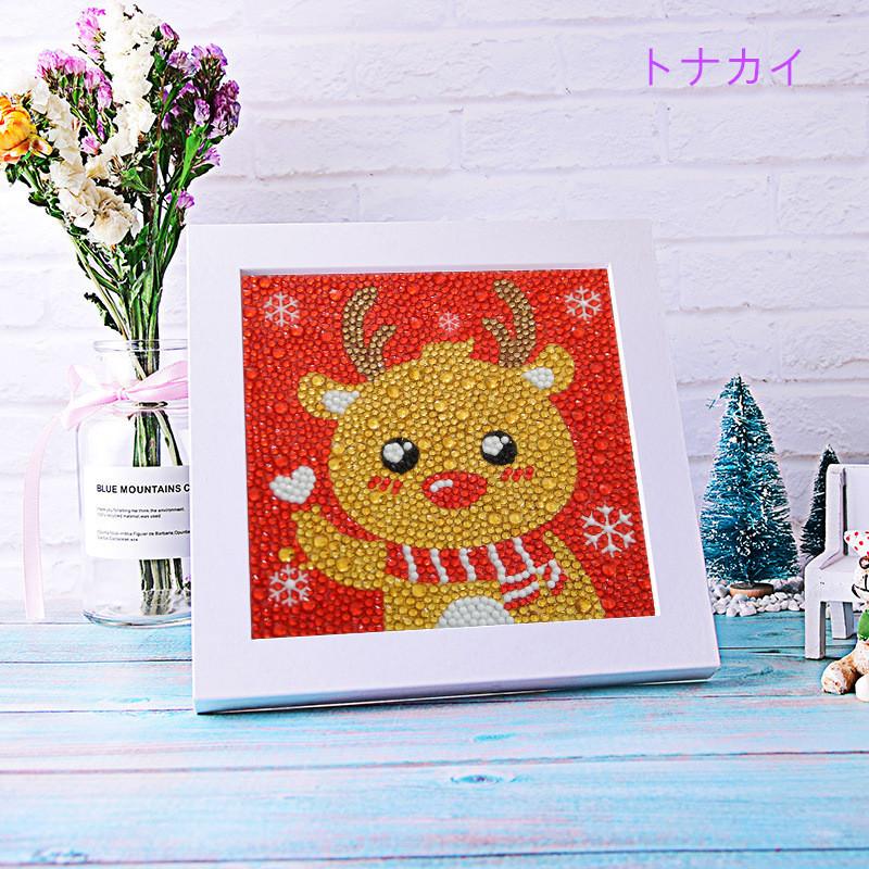 ダイヤモンドアート オーロラビーズ ダイヤモンド刺繍 フレーム付き