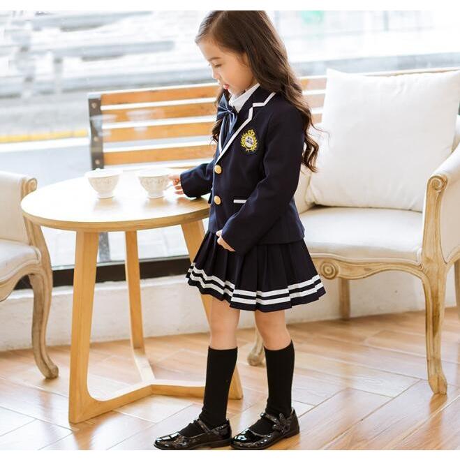 子供服 女の子 フォーマル スーツ ジャケット シャツ スカート 蝶