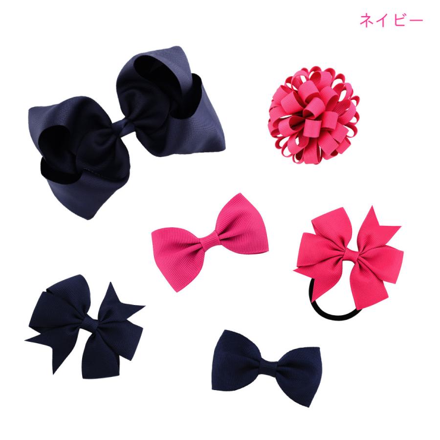 子供 ヘアアクセサリー 6点セット 髪飾り リボン デカリボン ヘアクリップ ヘアゴム 幼児 小学生 女の子 フレッシュピンク Ms Hair014 Miso A Miso 通販 Yahoo ショッピング