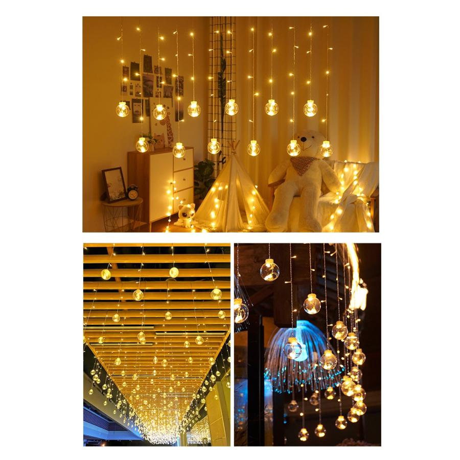 ストリングライト　LED 室内用 ストリングライト 防水仕様 屋外 室内 LED カーテンライト