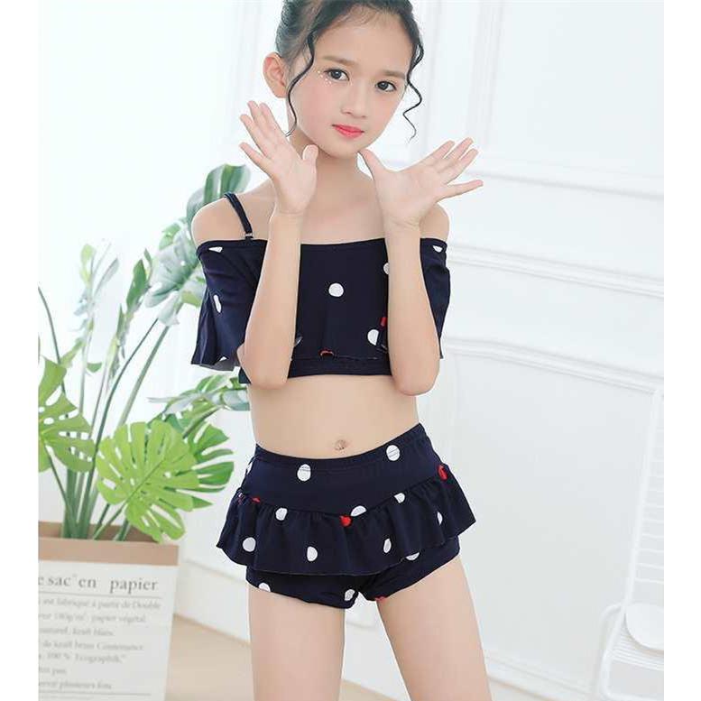 子供水着 ジュニア水着 女の子 セパレート 水着 キャップ付き