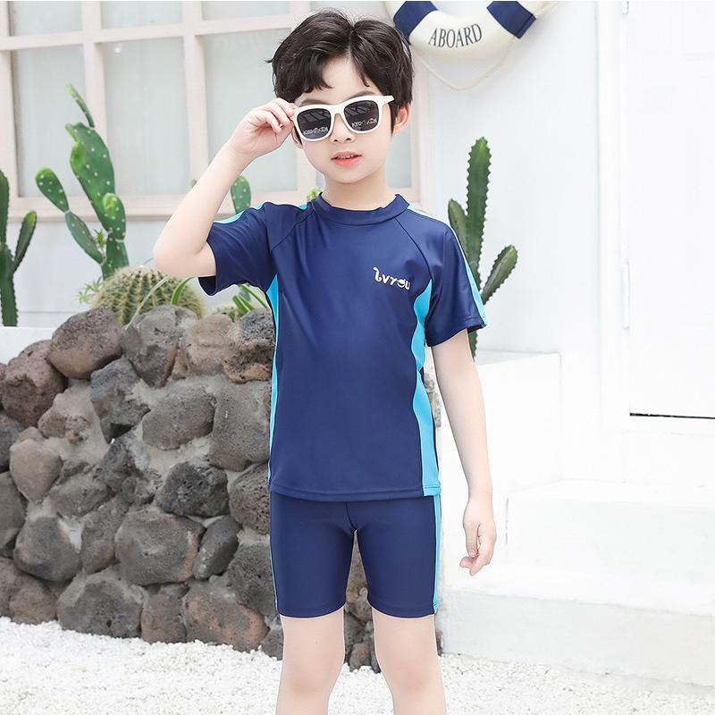 爆売り 子供水着 スクール水着 セパレート水着 ネイビー 半袖 ショートパンツ 日焼け対策 小学生 プール 女の子 男の子 シンプル スイミング Columbiatools Com