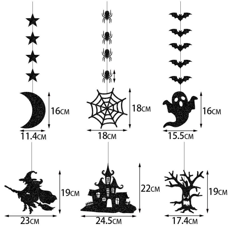 ハロウィン 飾り 12ピースセット Halloween装飾 室内装飾 ハロウィン
