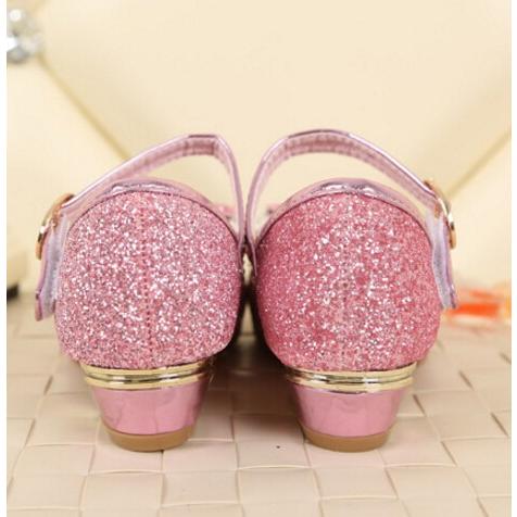 こども 靴 グリッター素材 ストラップシューズ キラキラ ドレス