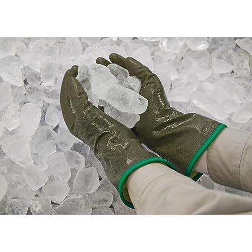 【防寒手袋】 ショーワグローブ(Showaglove) No.282 防寒テムレス オリーブグリーン Mサイズ 1双 |  | 03