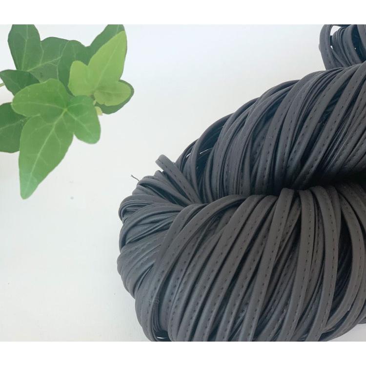 手編み糸 ) ステッチ フェイクレザー ヤーン Stitch faux leather yarn