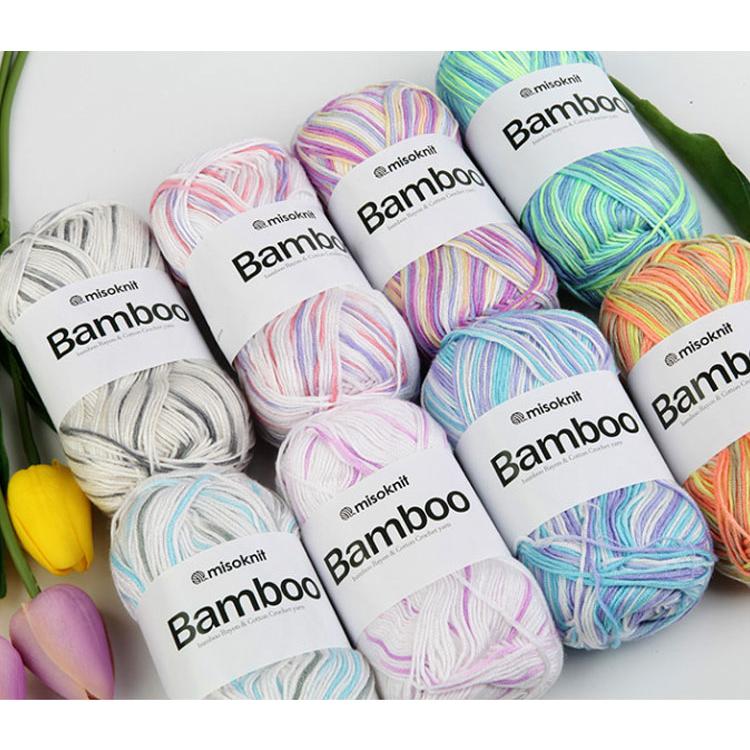 毛糸 ) bamboo mix (バンブー ミックス ヤーン) yarn │ 50g 8色