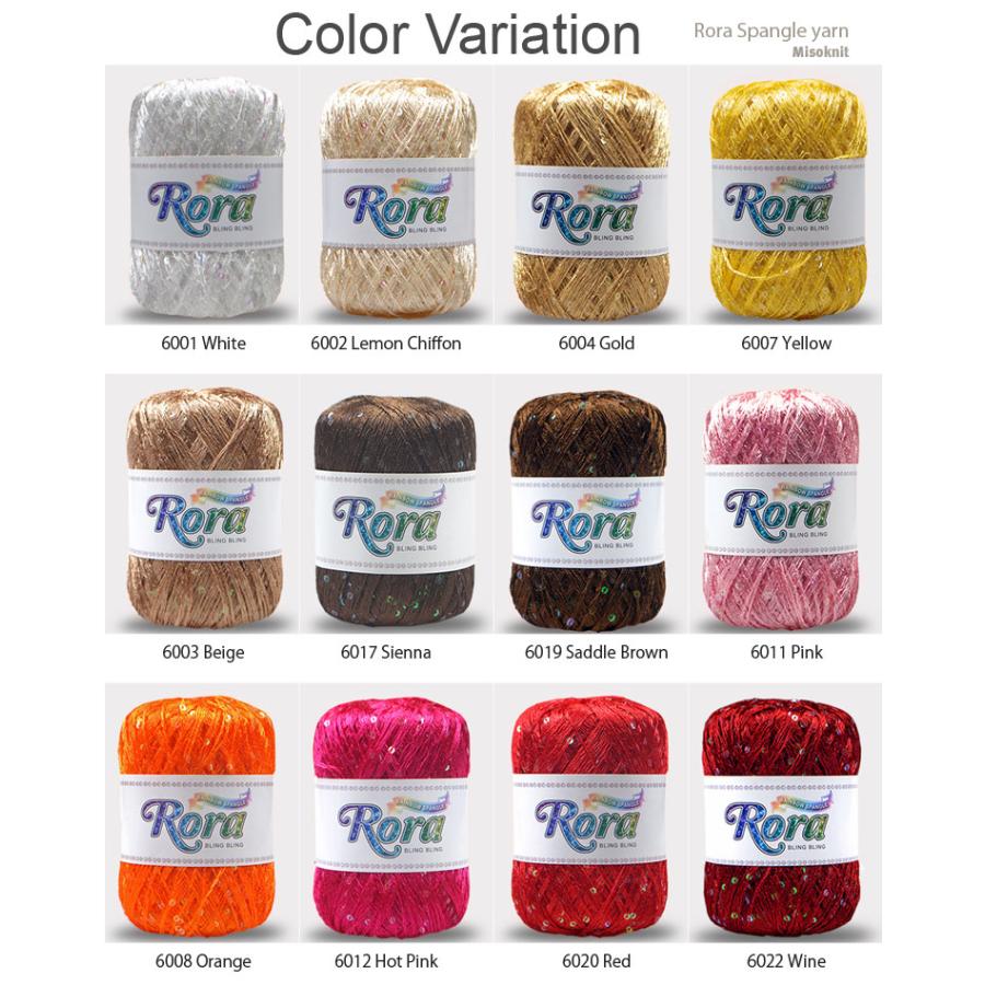 手編み糸 ) ローラ スパンコールヤーン Rora Spangle yarn │ 55g