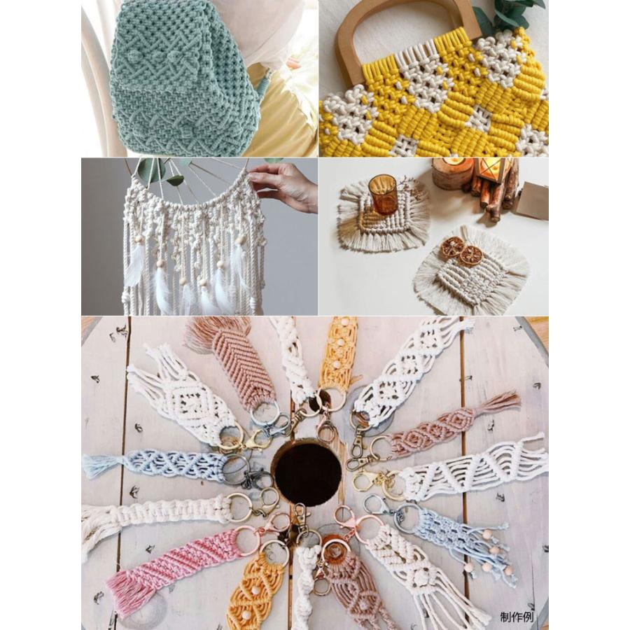 毛糸 ) ミソ マクラメ 3mm Miso Macrame │ 200g 39色 : misoknit