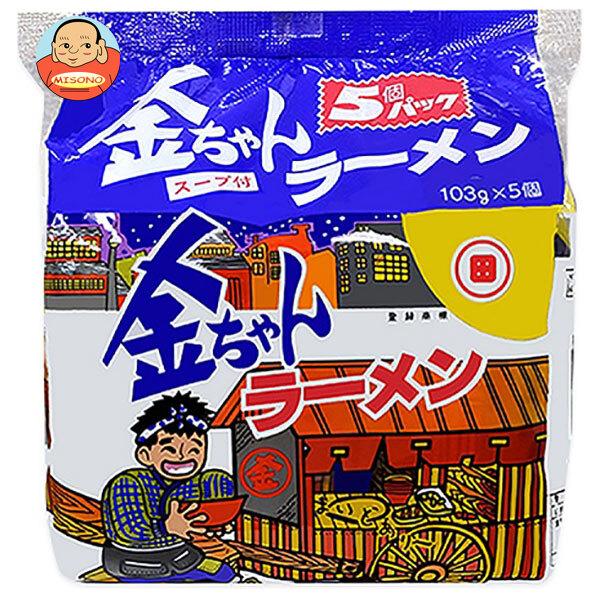 徳島製粉 金ちゃんらーめん 5食パック×6袋入｜ 送料別 : 味園サポート