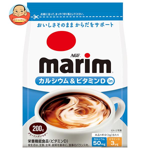 AGF マリーム カルシウム&ビタミンDイン 200g袋×12袋入｜ 送料別 | マリーム