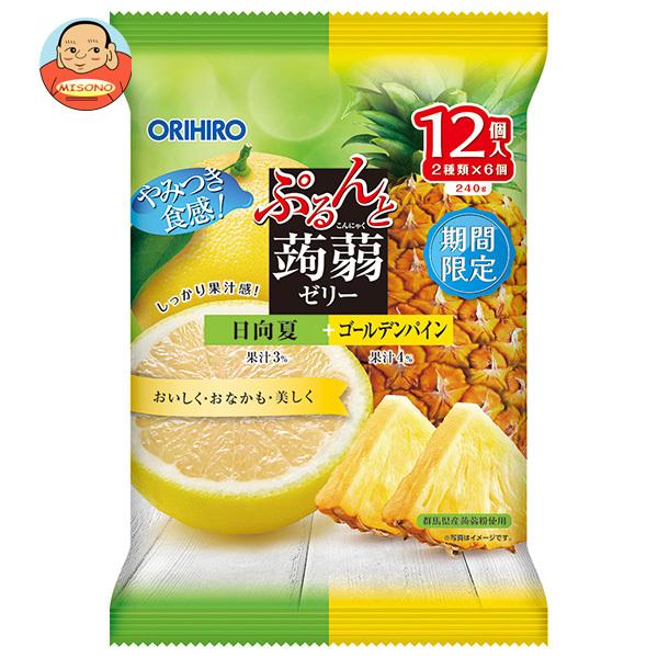 ORIHIRO（オリヒロ） ぷるんと蒟蒻ゼリー 日向夏+ゴールデンパイン