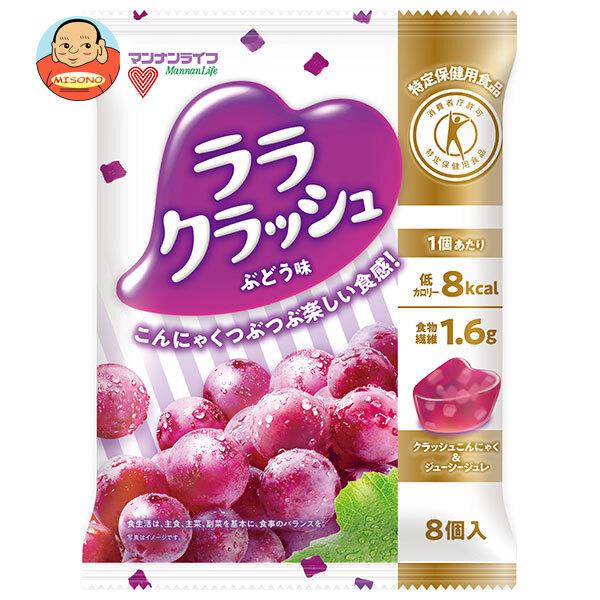 マンナンライフ 蒟蒻畑 ララクラッシュ ぶどう味 24g 8個 12袋入 味園サポート Paypayモール店 通販 Paypayモール