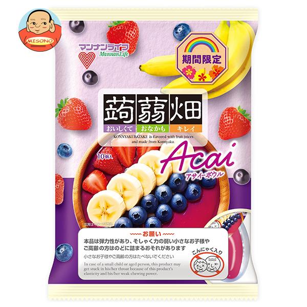 蒟蒻畑 マンナンライフ アサイーボウル (25g×10個)×12袋入｜ 送料別