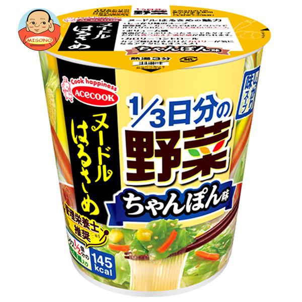 ヌードルはるさめ エースコック 1/3日分の野菜 ちゃんぽん味 43g×12(6