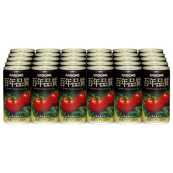 カゴメ トマトジュース 百年品質トマトジュース 190g缶×30本入｜ 送料