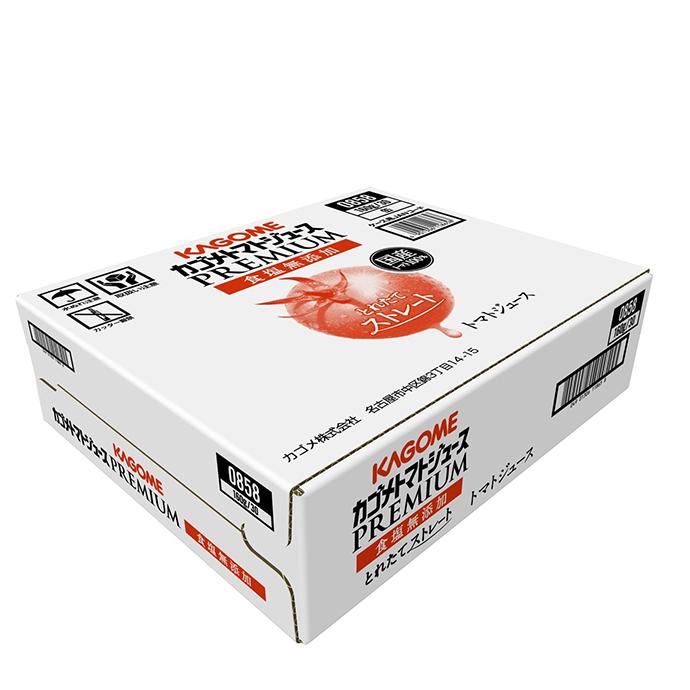 カゴメ トマトジュース プレミアム 食塩無添加 160g缶×30本入｜ 送料別