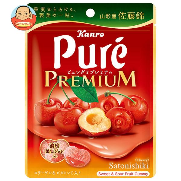 カンロ ピュレグミプレミアム 山形産佐藤錦 54g×6袋入｜ 送料別（Yahoo!・味園サポート ヤフー店）