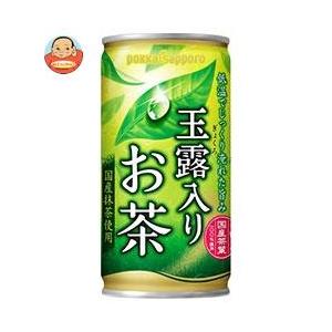 ポッカサッポロ 玉露入りお茶 190g缶 30本入 味園サポート Paypay
