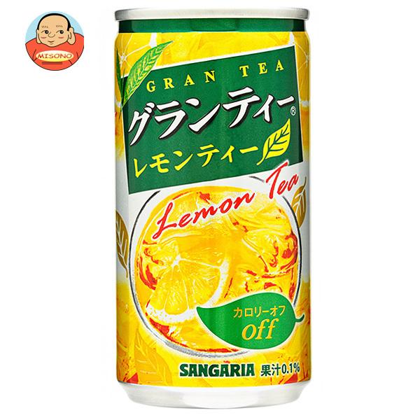 サンガリア グランティー レモンティー 185g缶×30本入｜ 送料別（Yahoo!・味園サポート ヤフー店）