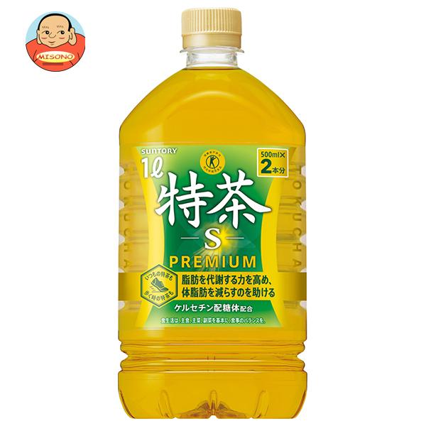サントリー 伊右衛門(いえもん) 特茶【特定保健用食品 特保】 1Lペットボトル×12本入｜ 送料別（Yahoo!・味園サポート ヤフー店）