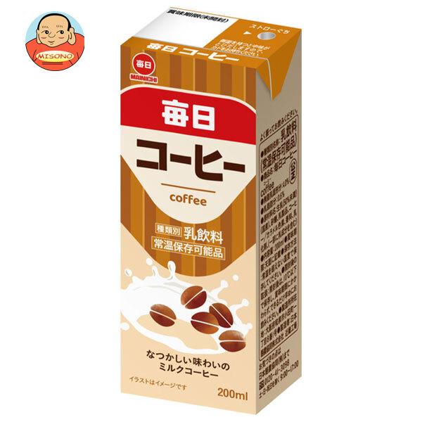 毎日牛乳 毎日コーヒー 200ml紙パック×24本入｜ 送料別 : 味園サポート