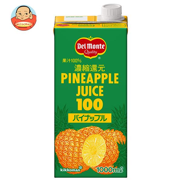 デルモンテ パイナップルジュース 1L紙パック×6本入｜ 送料別 : 味園