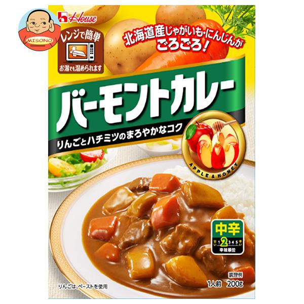 ハウス食品 バーモントカレー 中辛 200g×30個入｜ 送料別 : 味園 