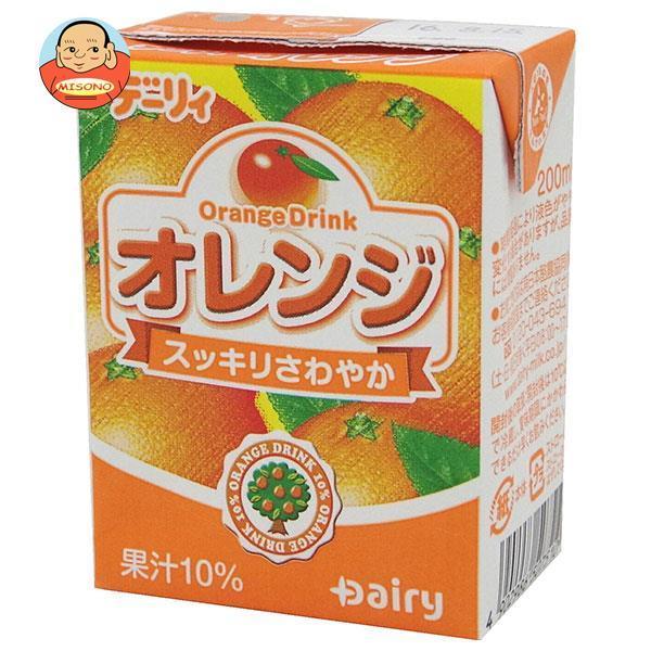 南日本酪農協同 デーリィ オレンジ 200ml紙パック×24本入｜misono-support