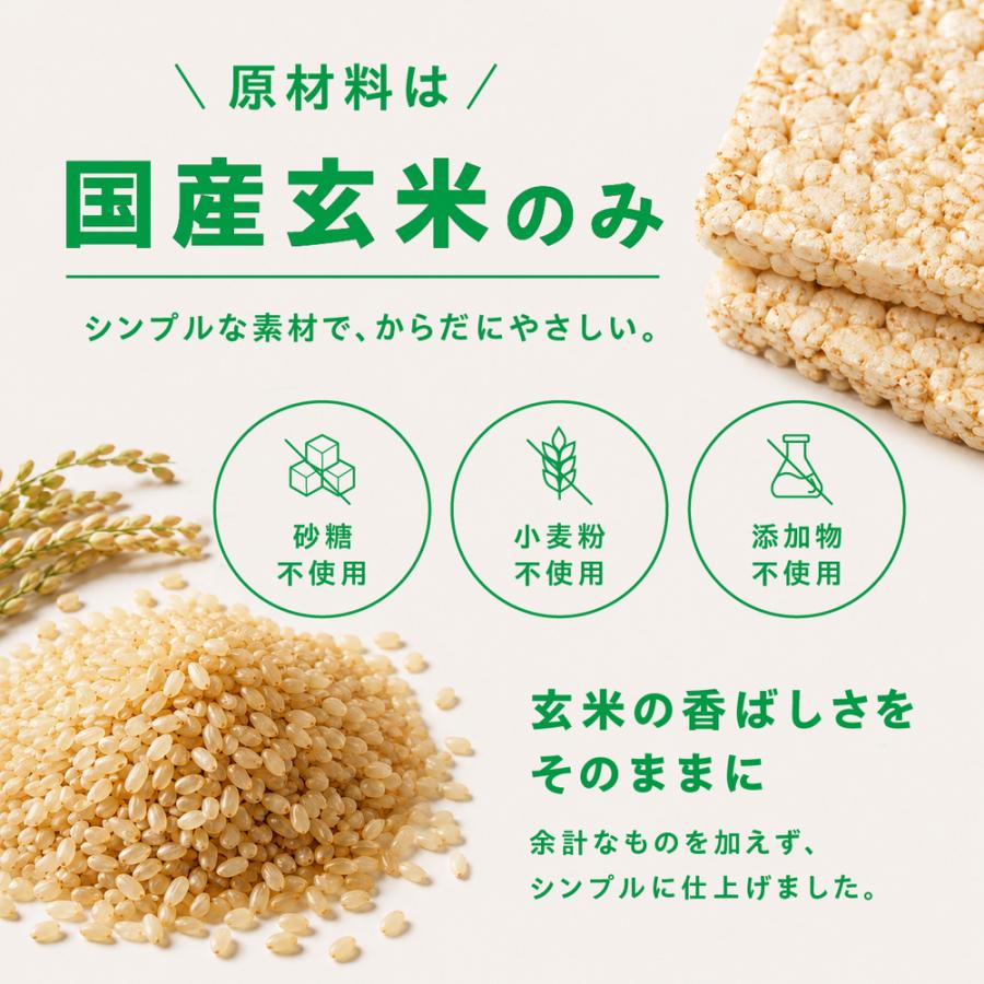 TASTEGARDEN ピュア ブラウン ライスケーキ 玄米ライスケーキ 15枚×1袋入｜ 送料別 テイストガーデン |  | 06