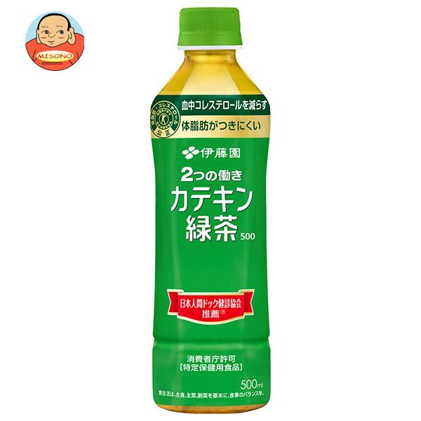 伊藤園 2つの働き カテキン緑茶 特定保健用食品 特保 500mlペットボトル×24本入｜ 送料別（Yahoo!・味園サポート ヤフー店）