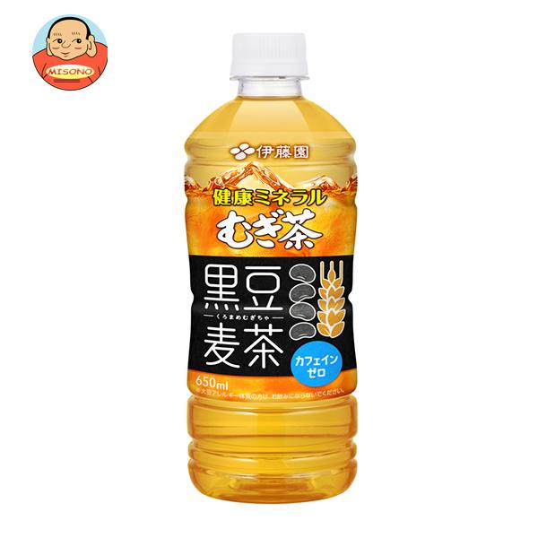 伊藤園 健康ミネラルむぎ茶 黒豆麦茶 650mlペットボトル×24本入｜ 送料別（Yahoo!・味園サポート ヤフー店）