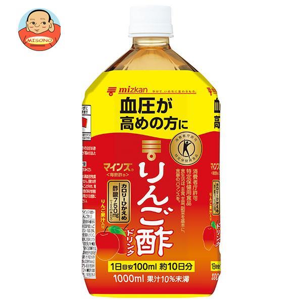 ミツカン マインズ(毎飲酢) りんご酢ドリンク【特定保健用食品 特保】 1Lペットボトル×6本入｜ 送料別（Yahoo!・味園サポート ヤフー店）