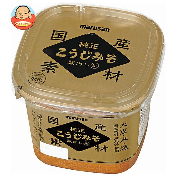 マルサンアイ 国産 純正 こうじみそ 蔵出し 生 大豆・米・塩 国産素材100%使用 500g×6個入｜ 送料別（Yahoo!・味園サポート ヤフー店）