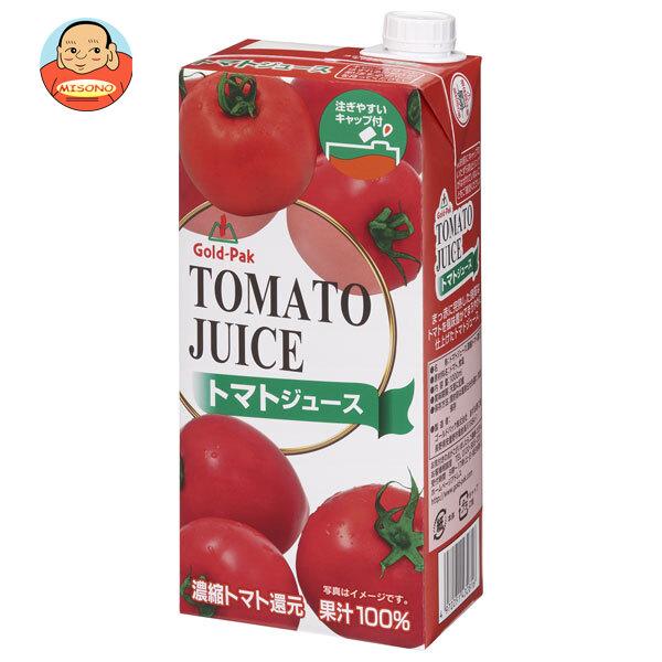 ゴールドパック トマトジュース 1L紙パック×6本入｜ 送料別 : 味園