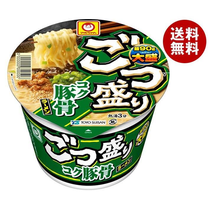 東洋水産 マルちゃん ごつ盛り コク豚骨ラーメン 115g×12個入｜ 送料