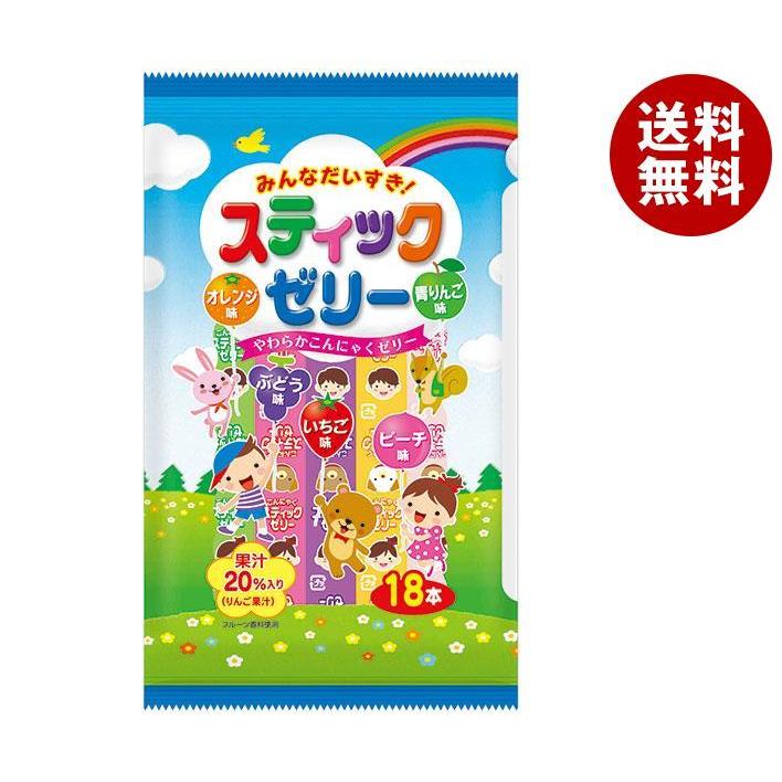 リボン みんなだいすき！スティックゼリー 18本×12袋入 メーカー 問屋