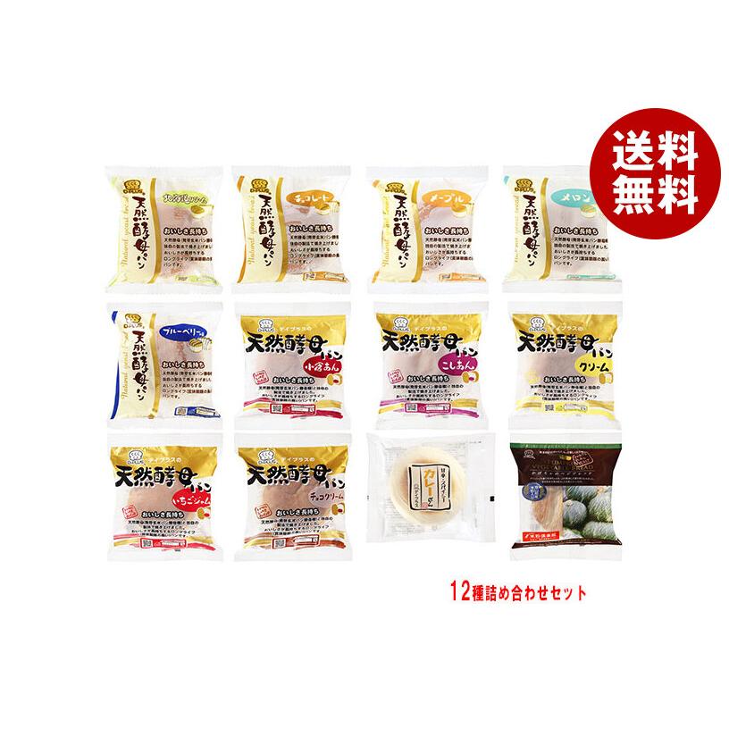 【デイプラス】天然酵母パン120個 まとめ売り デイプラス 天然酵母パン 12種詰め合わせセット ×12個入｜ 送料無料